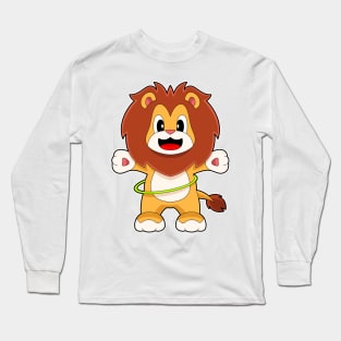 Lion Fitness Gymnastics Sports Long Sleeve T-Shirt